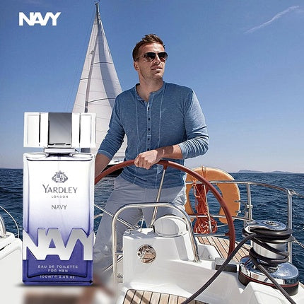 Yardley Navy Eau De Toilette 100ml Hot on Sale