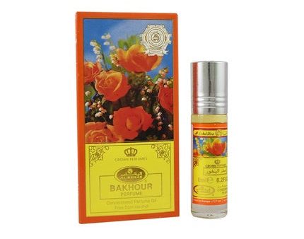 Al-Rehab Bakhour Concentrated Perfume Rollerball for Unisex 0.2 Ounce Amber Wood Cheap