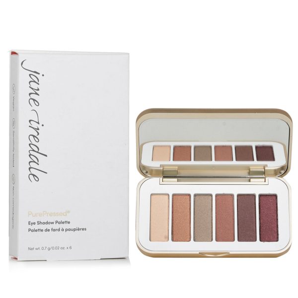 Jane Iredale PurePressed Eye Shadow Palette - #Naturally Glam  6x 0.7g 0.02oz Sale