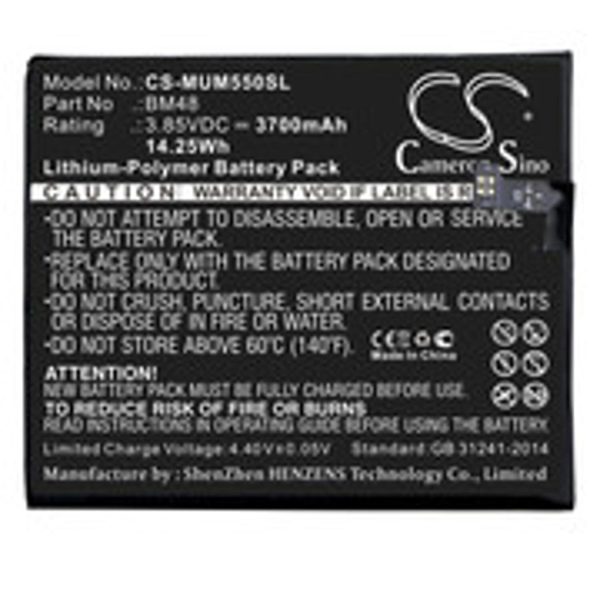 Xiaomi CS-MUM550SL - replacement battery for Xiaomi  Fixed size Online