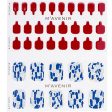 Mavenir Nail Sticker (Patterned) - # Shell We Burgundy Pedi  36pcs on Sale