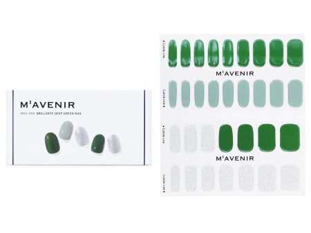 Mavenir Nail Sticker (Green) - # Brillante Deep Green Nail  32pcs For Sale