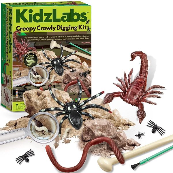 4M KidzLabs Creepy Crawly Digging Kit  37x18x22.5mm Cheap