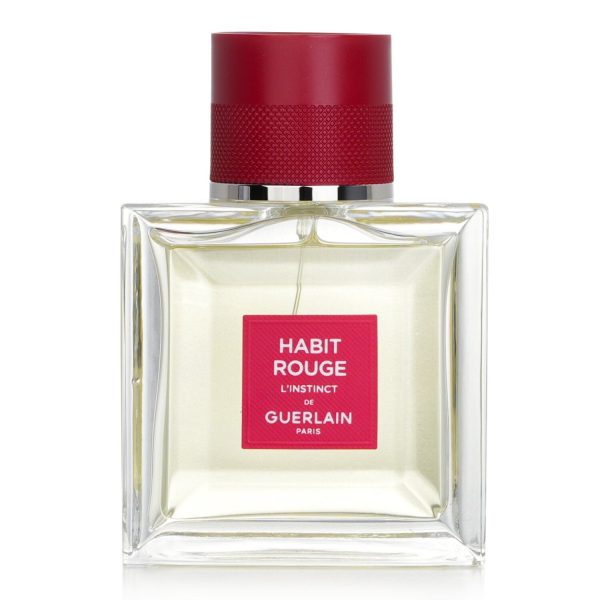 Guerlain Habit Rouge L Instinct Eau De Toilette Intense Spray  50ml 1.6oz Hot on Sale