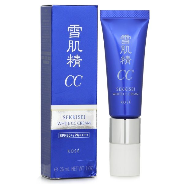 Kose Sekkisei White CC Cream SPF50+ PA++++ - # 01 Light Ochre (box slightly damaged)  26ml 1oz 30g Fashion