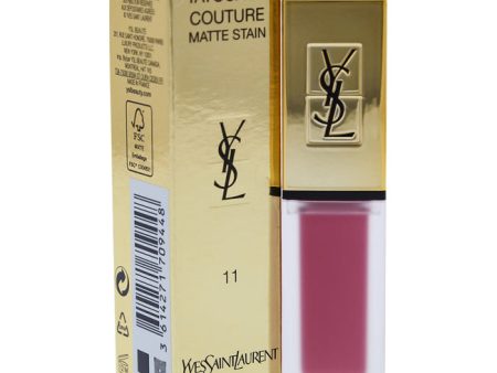 Yves Saint Laurent Tatouage Couture Liquid Matte Lip Stain - 11 Rose Illicite by Yves Saint Laurent for Women - 0.2 oz Lip Gloss For Sale