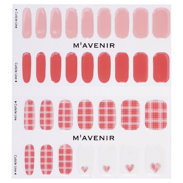 Mavenir Nail Sticker - # Glen Check Antique Pink Nail  32pcs Cheap