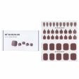 Mavenir Nail Sticker (Brown) - # Gold Cafe Latte Nail  32pcs Hot on Sale