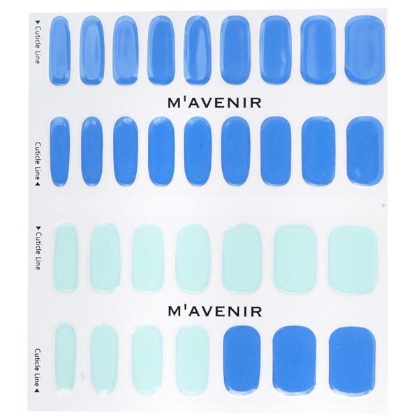 Mavenir Nail Sticker (Blue) - # Romantic Snow Night Pedi  36pcs Discount