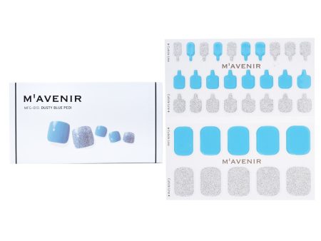 Mavenir Nail Sticker (Assorted Colour) - # Dusty Blue Pedi  36pcs For Sale