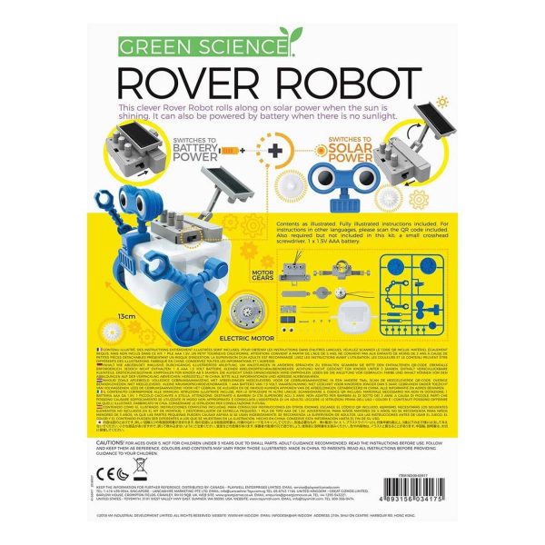 4M Green Science Rover Robot  38x28x22mm Online Sale