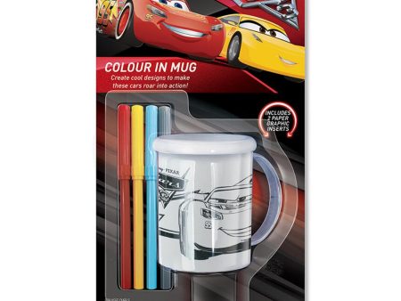 4M Disney Pixar Cars Colour In Mug  33x27x18mm Sale