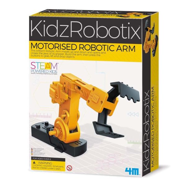 4M KidzRobotix Motorised Robotic Arm  38x28x22mm For Sale