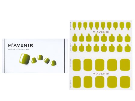 Mavenir Nail Sticker (Green) - # Extra Olive Pedi  36pcs Supply