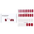 Mavenir Nail Sticker (Red) - # Burgundy Day Nail  32pcs Cheap