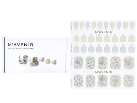 Mavenir Nail Sticker (Patterned) - # Powder Of Gold Pedi  36pcs For Cheap