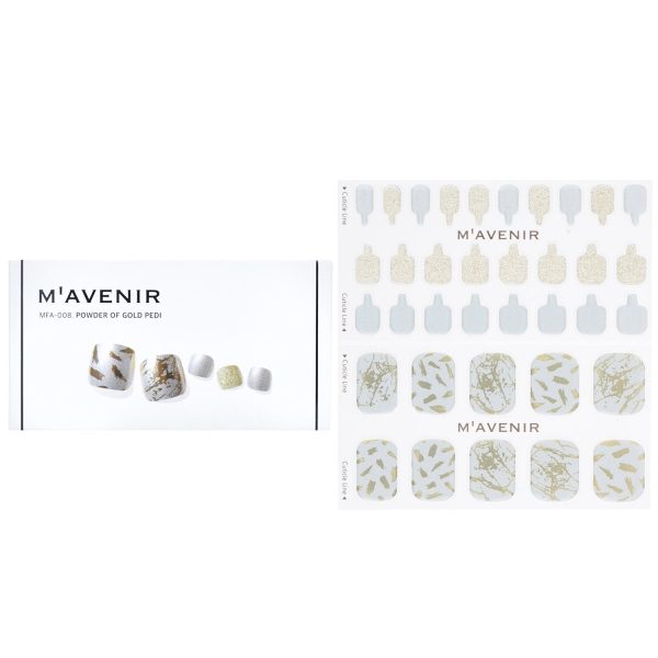 Mavenir Nail Sticker (Patterned) - # Powder Of Gold Pedi  36pcs For Cheap