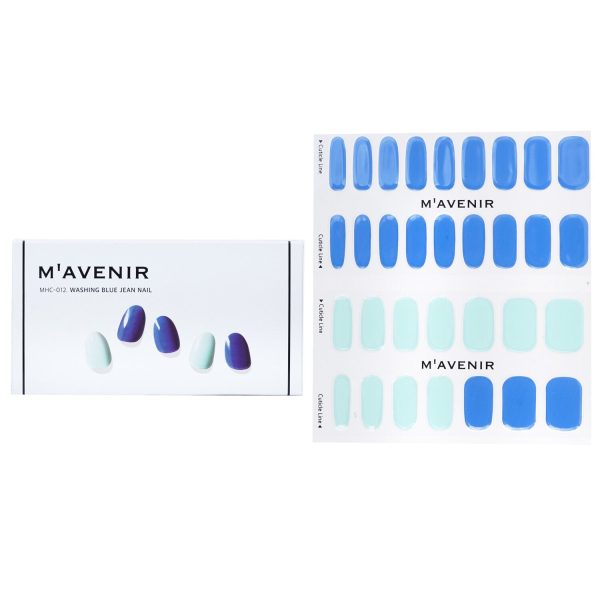 Mavenir Nail Sticker (Blue) - # Deep Water Wave Nail  32pcs Online