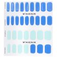 Mavenir Nail Sticker (Blue) - # Gray Deep French Nail  32pcs Online Sale