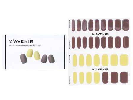 Mavenir Nail Sticker (Assorted Colour) - # Wholegrain Mustard Matt Nail  32pcs on Sale