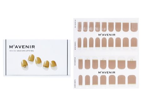 Mavenir Nail Sticker (Brown) - # Gold Cafe Latte Nail  32pcs Hot on Sale