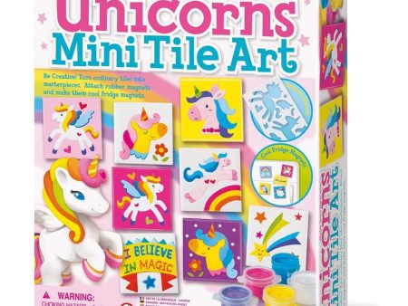 4M Unicorns Mini Tile Art  32x19x22mm For Discount