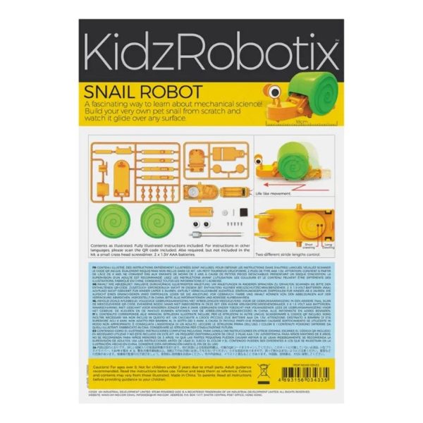 4M KidzRobotix Snail Robot  39x17x25mm Fashion