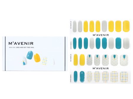 Mavenir Nail Sticker - # Grid And Dot Tree Nail  32pcs For Discount