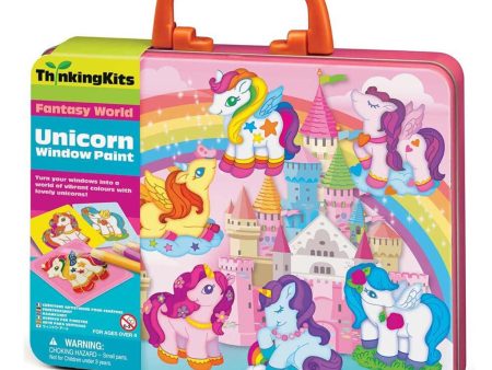 4M Thinking Kits Unicorn Window Paints  25x20x21mm For Sale