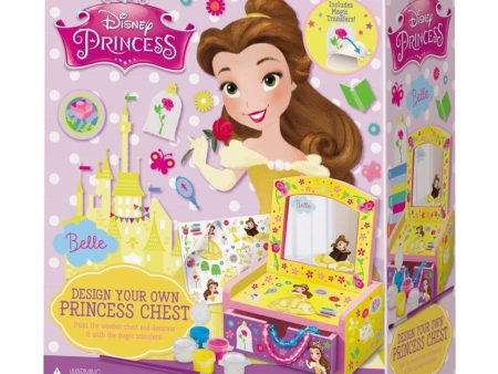 4M Disney Belle Design Your Own Wooden Mirror Chest  50x19x23mm Fashion