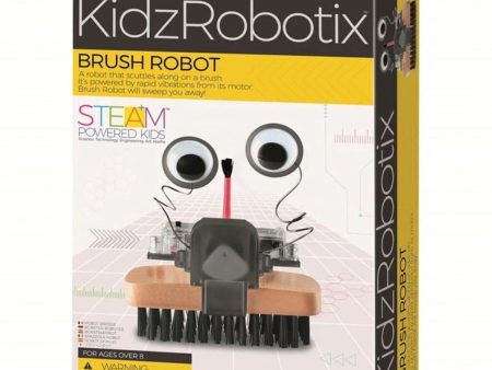 4M KidzRobotix Brush Robot  39x18x23mm Supply