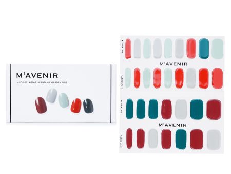 Mavenir Nail Sticker (Assorted Colour) - # X-Mas In Botanic Garden Nail  32pcs For Discount