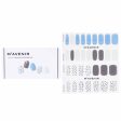 Mavenir Nail Sticker (Patterned) - # Cream Blue Leopardo Nail  32pcs Online