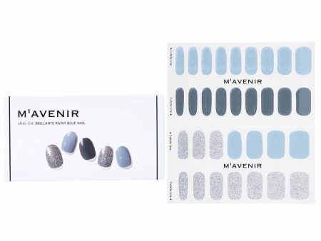 Mavenir Nail Sticker (Blue) - # Brillante Rainy Blue Nail  32pcs For Cheap