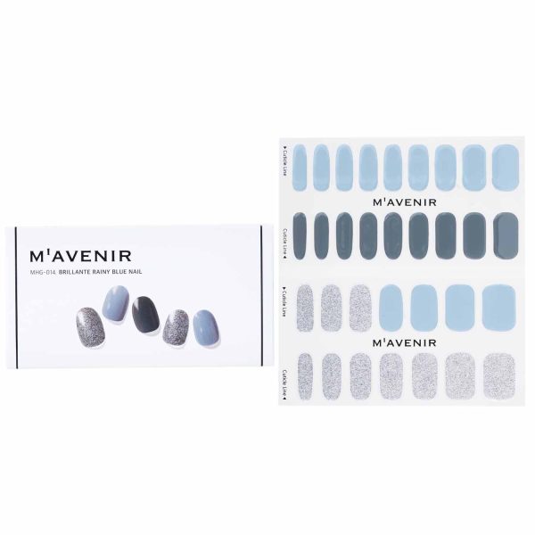 Mavenir Nail Sticker (Blue) - # Brillante Rainy Blue Nail  32pcs For Cheap