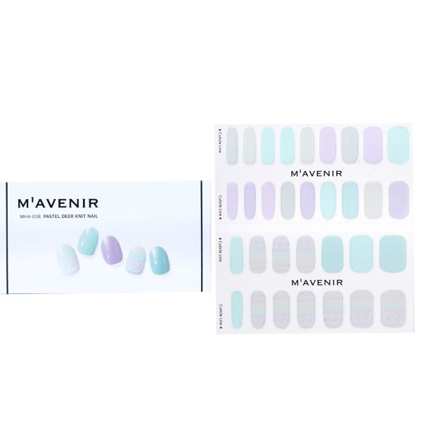 Mavenir Nail Sticker (Assorted Colour) - # Pastel Deer Knit Nail  32pcs Online