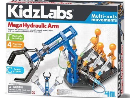 4M KidzLabs Mega Hydraulic Arm  41x30x39mm on Sale