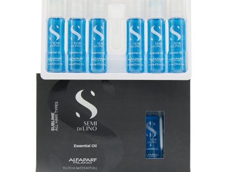 AlfaParf Semi Di Lino Sublime Essential Oil (All Hair Types) (Unboxed)  12x13ml 0.44oz Fashion