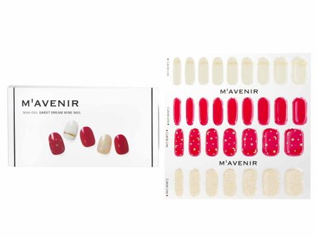 Mavenir Nail Sticker (Red) - # Sweet Dream Wine Nail  32pcs For Sale