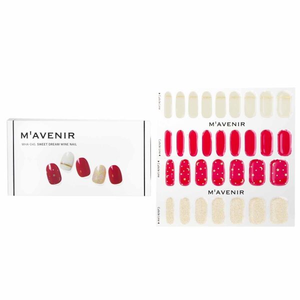 Mavenir Nail Sticker (Red) - # Sweet Dream Wine Nail  32pcs For Sale