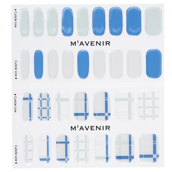 Mavenir Nail Sticker (Patterned) - # Navy Crossline Nail  32pcs Discount