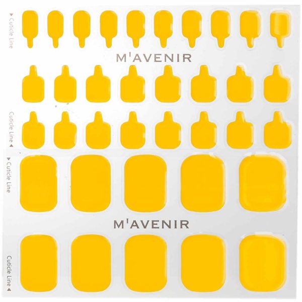 Mavenir Nail Sticker (Yellow) - # Lemon Drop Nail  32pcs Supply