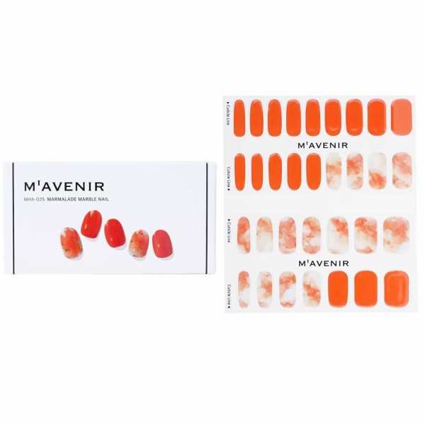 Mavenir Nail Sticker (Orange) - # Autumn Mood Nail  32pcs on Sale