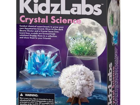 4M KidzLabs Crystal Science US  37x23x19mm Hot on Sale