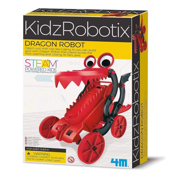 4M KidzRobotix Dragon Robot  39x17x25mm Hot on Sale