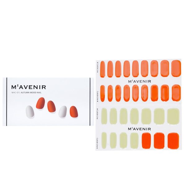 Mavenir Nail Sticker (Orange) - # Autumn Mood Nail  32pcs on Sale