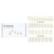 Mavenir Nail Sticker (White) - # Lemon Cream Fiesta Nail  32pcs Hot on Sale