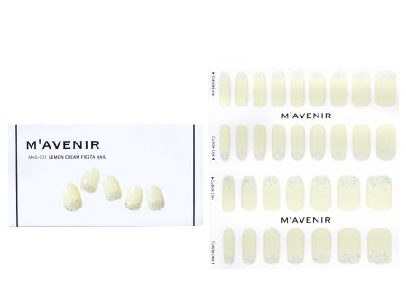 Mavenir Nail Sticker (White) - # Lemon Cream Fiesta Nail  32pcs Hot on Sale