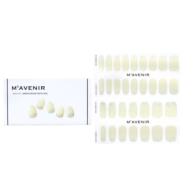 Mavenir Nail Sticker (White) - # Lemon Cream Fiesta Nail  32pcs Hot on Sale