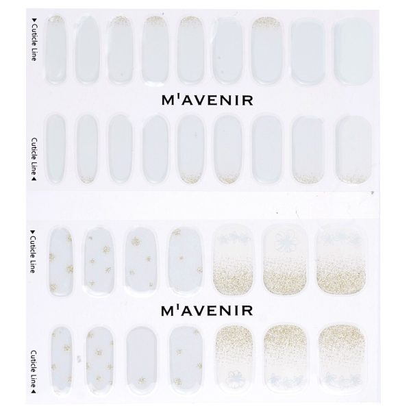 Mavenir Nail Sticker (White) - # White April Nail  32pcs Online now